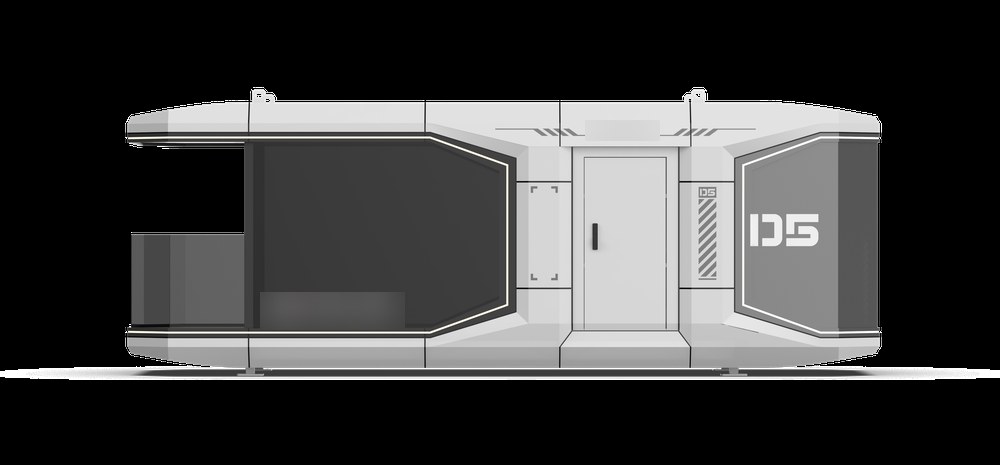 宇宙船型カプセルハウス D5｜中型キャビン 28.0㎡ 外観